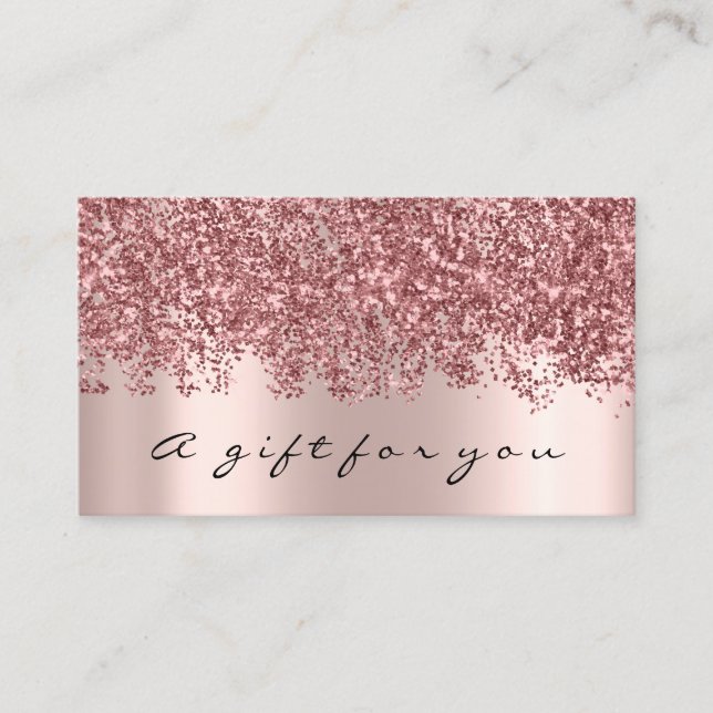 Cadeau de certificat clous maquillage Rose Eyelash (Devant)