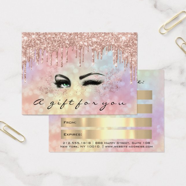 Cadeau de certificat Drift Holographe maquillage p (Bureau)