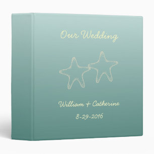 Cadeau de classeur de mariage personnalisé en étoi