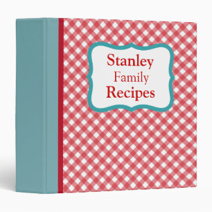 Cadeau de classeur de recette de famille rétro per