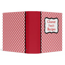 Cadeau de classeur de recettes de famille personna