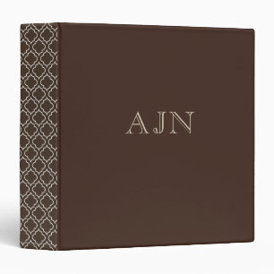 Cadeau de classeur monogrammé vintage