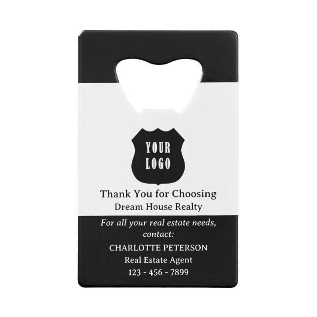 Cadeau de clôture promotionnel immobilier unique (Devant)