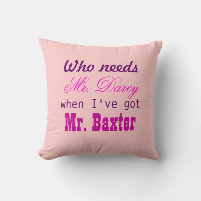 Cadeau de coussin d'amour pour M. à la maison (Recto)