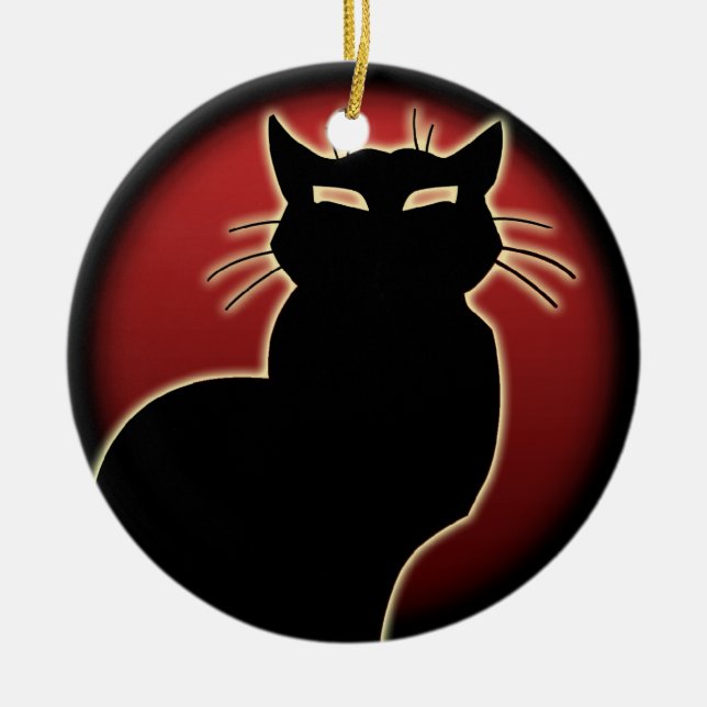 Cadeau de décoration de chat personnalisé (Devant)