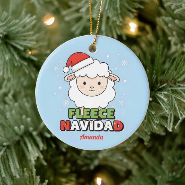 Cadeau de décoration de Noël drôle Fleece Navidad (Arbre)