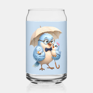 Cadeau de famille Verre à boire Daddy Bird