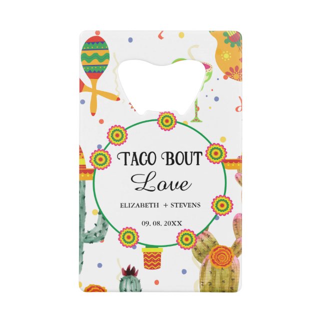 Cadeau de fête de douche de mariée Mexican Taco Bo (Devant)