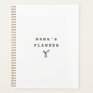 Cadeau de fête des mères Minimalist Mama’s Planner