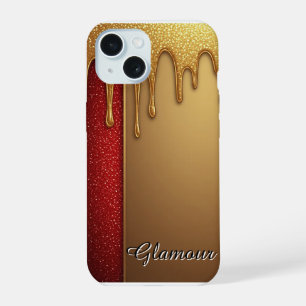 Cadeau de Fêtes Glamour Rouge Paillettes qui Tombe