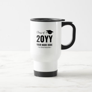 Cadeau de fin d'études personnalisé Tasse de voyag