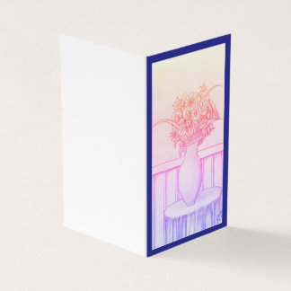 Cadeau de fleurs - Bleu