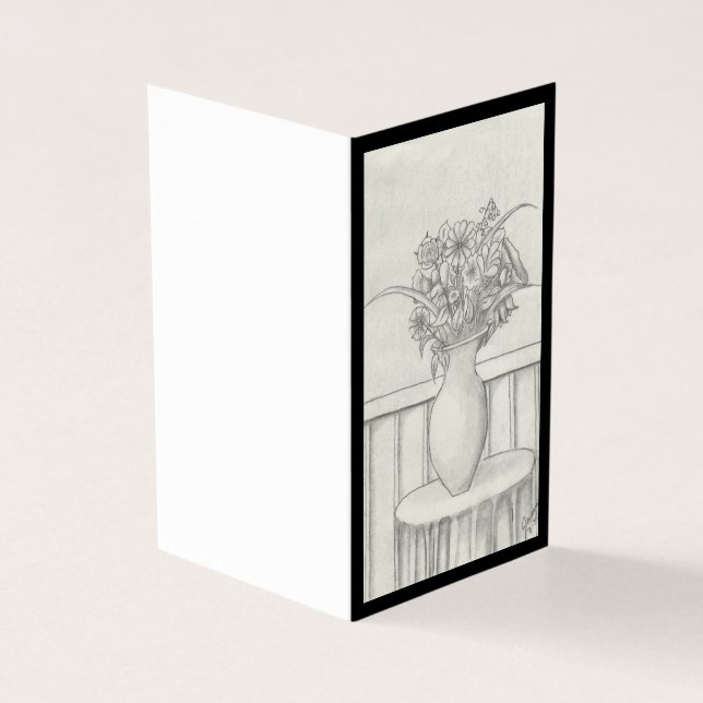 Cadeau de fleurs - Noir (Outside)