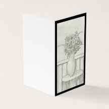 Cadeau de fleurs - Noir