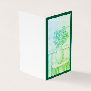 Cadeau de fleurs - Vert