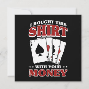Cadeau de jeu de cartes de casino de joueur de pok