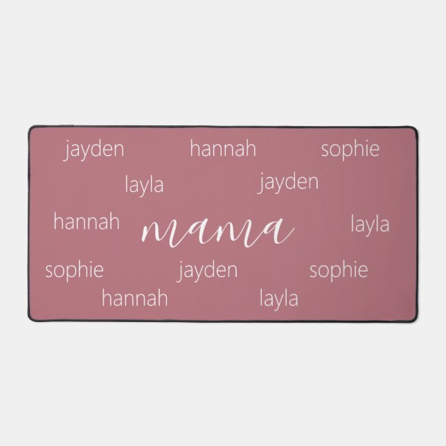 Cadeau de jour des mères personnalisées pour maman (Recto)