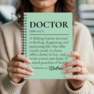 Cadeau de journal médical personnalisé pour les di