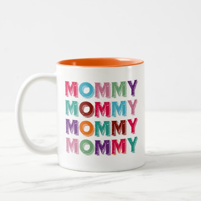 Cadeau de la Fête des Mères pour Maman, Mug de caf (Gauche)