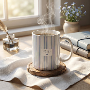Cadeau de la fête des pères pour papa Mug à rayure