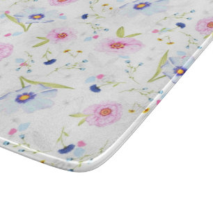 Cadeau de la planche à découper des fleurs de prin