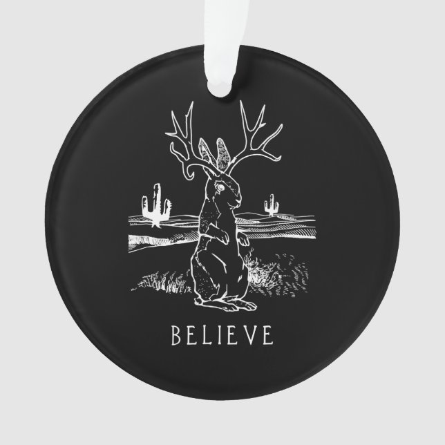 Cadeau de lapin| Croyez le Jackalope (devant)