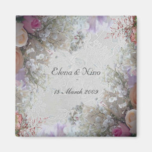 Cadeau de mariage romantique  Aimant