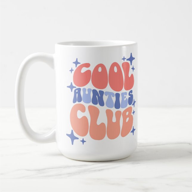 Cadeau de Mug Club Aunties cool pour les meilleure (Gauche)