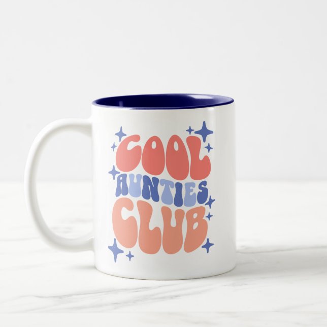 Cadeau de Mug Club Aunties cool pour les meilleure (Gauche)