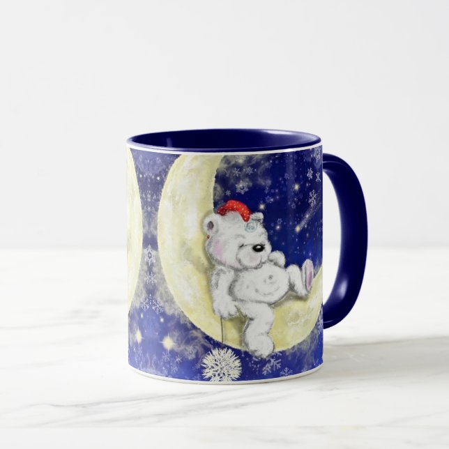 Cadeau de Mug de Noël avec Dream Little Bear (Devant droit)