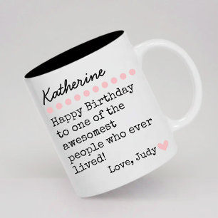 Cadeau de Mug personnalisé "Joyeux Anniversaire" p