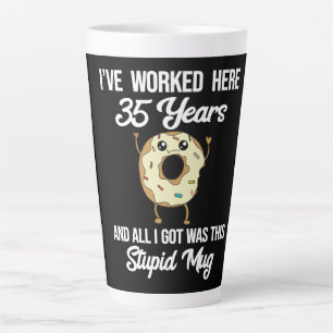 Cadeau de Mug pour 35 ans d'anniversaire de travai