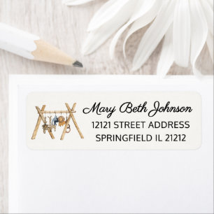 Cadeau de Naissance Animaux Tapis d'Activités Joue