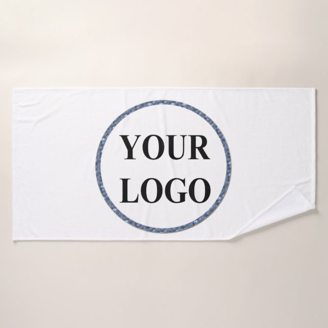 Cadeau de Noël AJOUTER VOTRE LOGO Joyeux Noël (Serviette de bain)