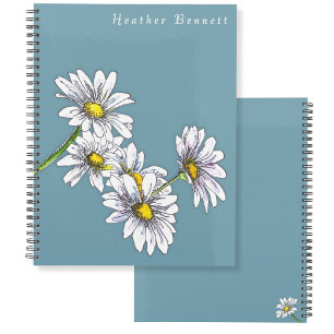 Cadeau de Noël Bohème Floral Aquarelle Daisy