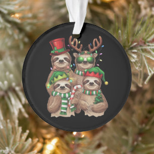 Cadeau de Noël de paresseux Joyeux Slothmas Amoure