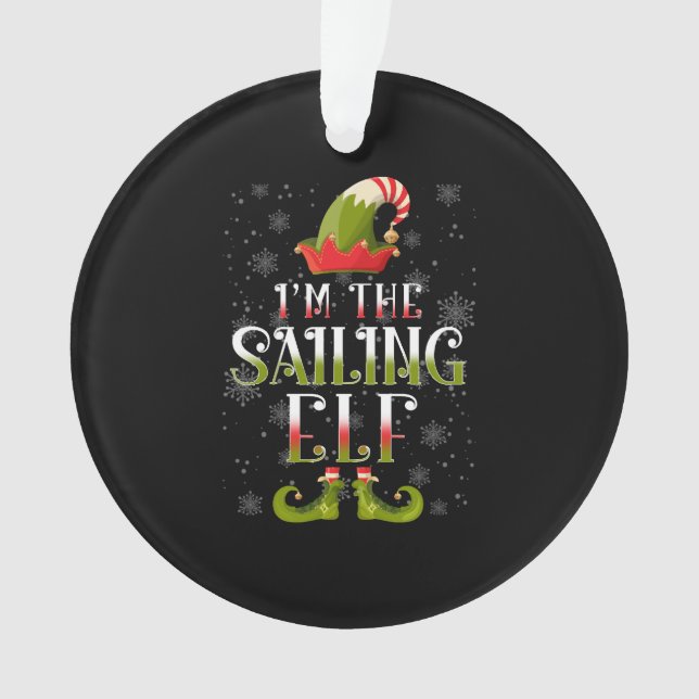 Cadeau de Noël Elf de voile (devant)