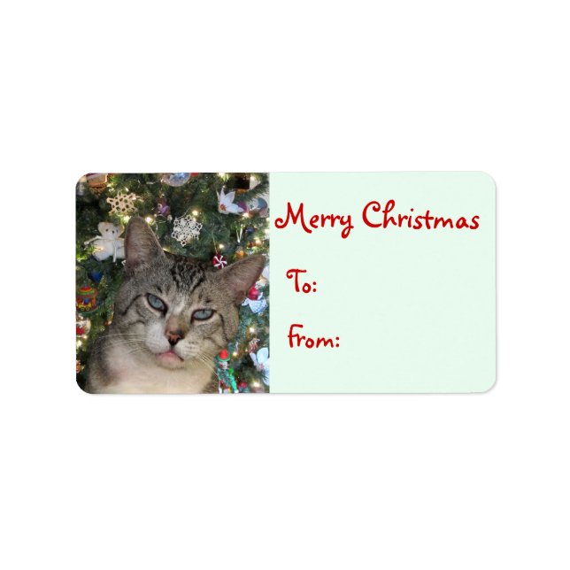 Cadeau de Noël Étiquette (Devant)