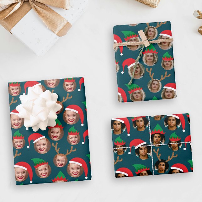Cadeau de Noël Trois photos sur mesure Feuilles d' (Créateur téléchargé)