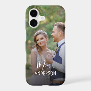 Cadeau de photo de mariage de Mme Monogram pour la