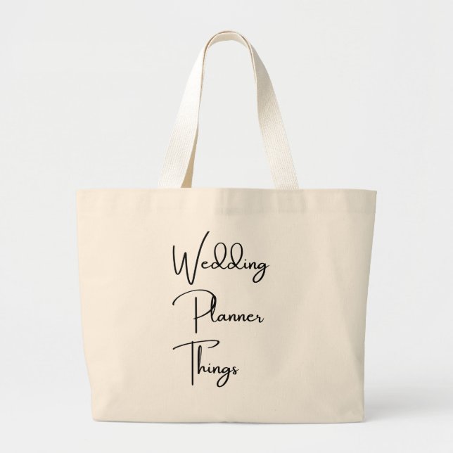 Cadeau de planificateur de mariage, Sac fourre-tou (Devant)