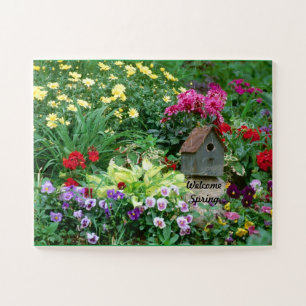 Cadeau de puzzle de jardin de printemps pour grand