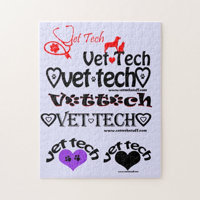 cadeau de puzzle de technologie de vétérinaire (Vertical)