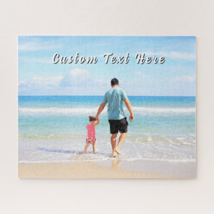 Cadeau de Puzzle Photo Personnalisé avec Texte Per