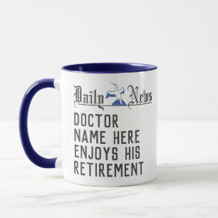 Cadeau de retraite pour un docteur Tasse à café