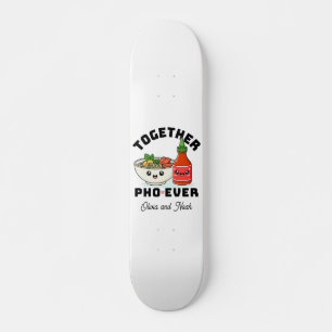 Cadeau de skateboard personnalisé Pho Pun