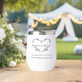 Cadeau de souvenir de jubilé de mariage avec texte