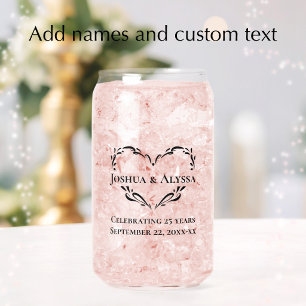 Cadeau de souvenir de jubilé de mariage avec texte