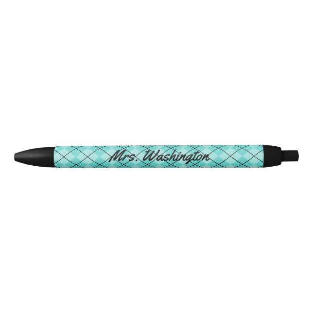 Cadeau de stylo rétro de l'enseignant personnalisé (Devant)