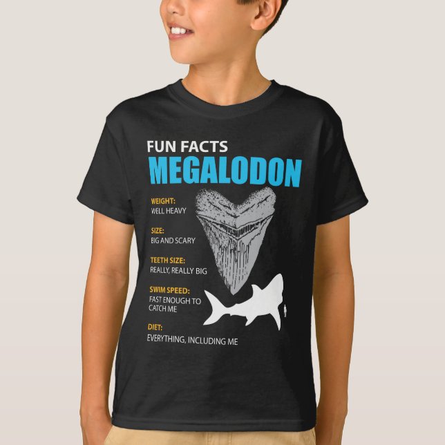 Cadeau de T-shirt de Megalodon grand pour des (Devant)